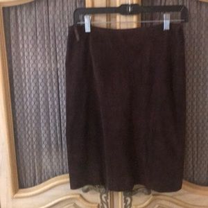 Banana Republic suede skirt